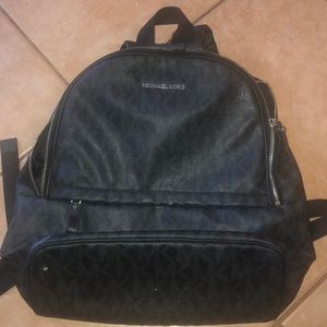 Michael kors backpack black broken zipper